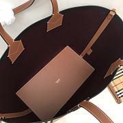 Burberry Checked Brown Tote - 51.3 x 18.5 x 29CM - 4