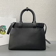 Prada Leather Bucket Top Handle Bag -32x23x11cm - 4