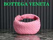 Bottega Veneta Mini Jodie In Dark Pink Leather Bag - 23x28x8cm - 6