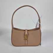 YSL Le 5 A 7 Mini Shoulder Bag in Rosy Sand - 19x11.5x4.5cm - 3