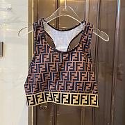 Fendi FF Motif Brown Yoga Set - 1