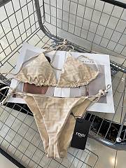 Fendi FF Motif Cream Bikini - 1