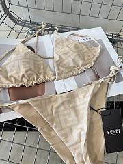 Fendi FF Motif Cream Bikini - 2