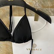 Versace Black Bikini With Gold Hardware - 6