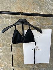 Versace Black Bikini With Gold Hardware - 5