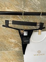 Versace Black Bikini With Gold Hardware - 3