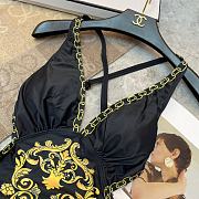 Versace Black&Gold One Piece Swimwear - 6