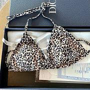 Dior Leopard Brown Pattern Bikini - 4