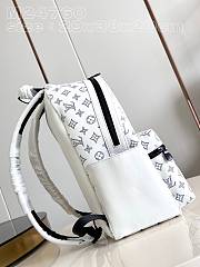 Louis Vuitton Monogram Shadow Discovery Backpack In White - 29 x 38 x 20 - 3