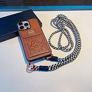 Loewe Brown Phonecase With Strap - 2