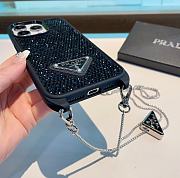 Prada Black Phonecase With Chain - 6