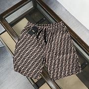 FENDI FF PRINT NYLON SHORT - 1