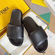 Fendi Black Puffer Slides - 6