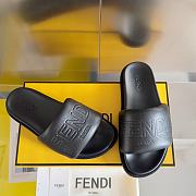 Fendi Black Puffer Slides - 5