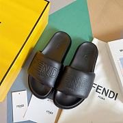 Fendi Black Puffer Slides - 3