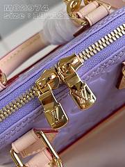 Louis Vuitton Nano Alma Monogram Vernis Leather Purple - 18*12*8cm - 4