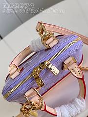 Louis Vuitton Nano Alma Monogram Vernis Leather Purple - 18*12*8cm - 3