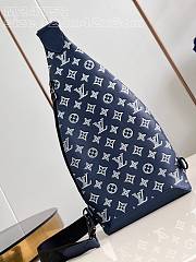 Louis Vuitton Duo Slingbag Ink Blue/White - 20 x 42 x 6 cm - 4