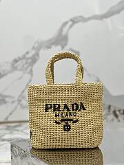 Prada Woven Raffia Small Tote - 24cm - 1