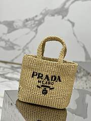 Prada Woven Raffia Small Tote - 24cm - 3