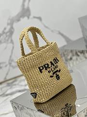 Prada Woven Raffia Small Tote - 24cm - 2