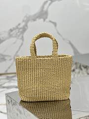 Prada Woven Raffia Small Tote - 24cm - 5