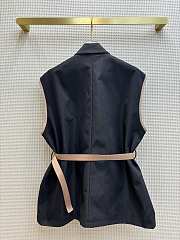 Prada Overcoat Sleeveless Black - 2