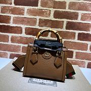 Gucci Diana Brown Tote - 27x24x11cm - 1