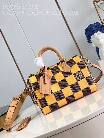 Louis Vuitton Speedy Bandoulière 25 Damier Yellow - 25 x 15 x 15cm