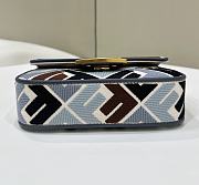 Fendi Baguette Small Canvas Multicolor Bag - 19.5*5*11cm - 4