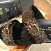 Louis Vuitton Bom Dia Flat Mule Brown Monogram - 6