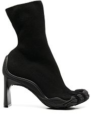 Balenciaga Split-toe Pull-on Booties In Black - 4