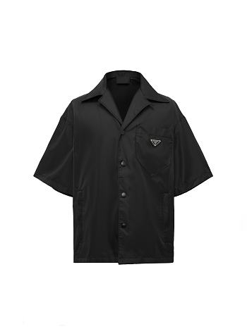 Prada Black Triangle Logo Shirt