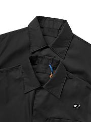 Prada Black Triangle Logo Shirt - 4