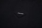 Prada T-Shirt Black Triangle Logo - 2