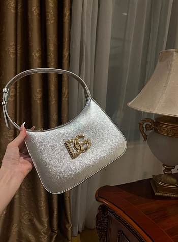 	 Dolce&Gabbana 3.5 Leather Hobo Shoulder Bag - 22*18*6CM