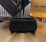 Dolce & Gabbana Sicily Rockstud Black Bag - 14x16x6CM - 5