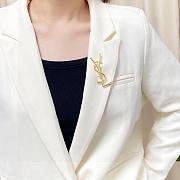 YSL Brooch Gold  - 3