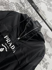 PRADA Logo Detailed Hooded Jacket In Default Title - 4