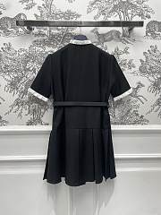 Louis Vuitton Black Dress With Belt - 3