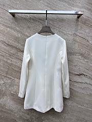 Valentino Vlogo White Long Sleeves Dress - 6