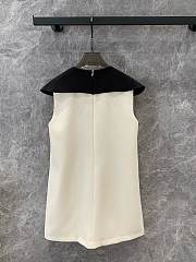 	 Valentino Vlogo White Less Sleeves Dress - 3