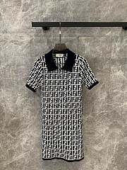 Fendi FF Motif Black Body Dress - 1