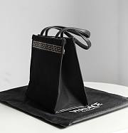 Versace Canvas Black Tote -  23x24x11CM - 3