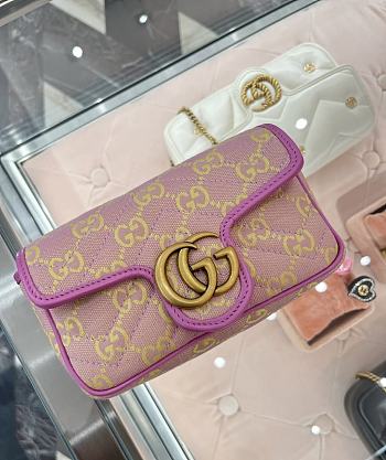 Gucci Super GG Mini Shoulder bag - W16.5cm x H9.5cm x D4.5cm