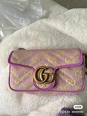 Gucci Super GG Mini Shoulder bag - W16.5cm x H9.5cm x D4.5cm - 3