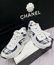 Chanel Tweed and Suede Trainers - 1