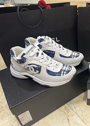 Chanel Tweed and Suede Trainers - 5