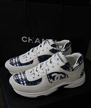 Chanel Tweed and Suede Trainers - 4