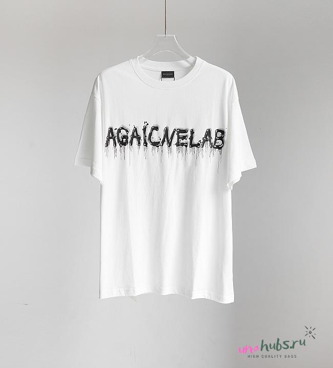 Balenciaga White T-Shirt - 1